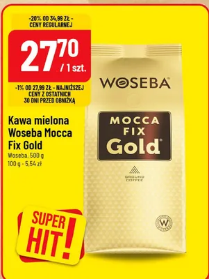 Kawa mielona Mocca Fix Gold promocja w POLOmarket