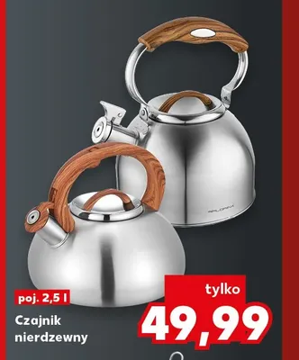 Czajnik nierdzewny 2,5 l promocja w Kaufland