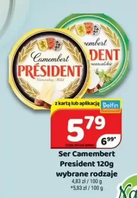 Ser Camembert President promocja w Delfin