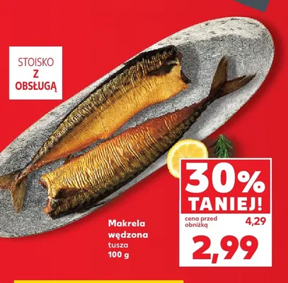 Makrela wędzona tusza promocja w Kaufland