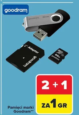 Pamięci marki Goodram promocja w Carrefour