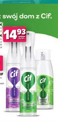 Spray do czyszczenia Cif Clean Lavender & Eucalyptus promocja w Stokrotka