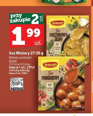 Sos pomidorowy Winiary promocja w TOPAZ