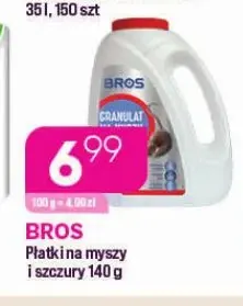 Płatki na myszy i szczury Bros promocja w Drogerie Koliber