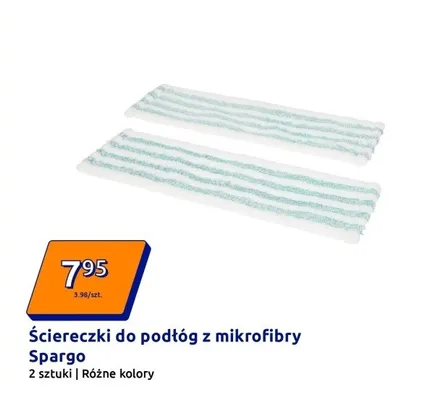 Ściereczki do podłóg z mikrofibry różne kolory promocja w Action
