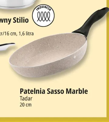 Patelnia Sasso Marble Tadar 20 cm promocja w Leclerc