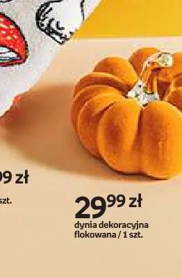 Dynia dekoracyjna flokowana Hello Autumn promocja w Empik