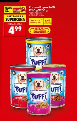 Karma dla psa Puffi z dziczyzną promocja w Biedronka