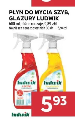 Płyn do mycia szyb i glazury Ludwik promocja w Stokrotka