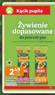 Przekąska dla psa Purina Friskies Picnic promocja w Społem Częstochowa