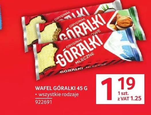 Wafel Góralki promocja w Selgros
