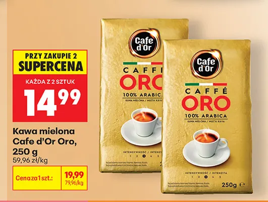 Kawa mielona Cafe d'Or Oro promocja w Biedronka