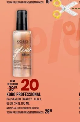 Balsam do twarzy i ciała Kobo Professional Glow Skin promocja w Drogerie Natura