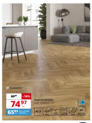 Panele podłogowe Classen Dąb Almagro promocja w Komfort