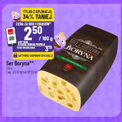 Ser Boryna Sery z Goliszewa promocja w POLOmarket