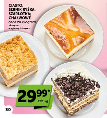 Ciasto szarlotka promocja w ABC