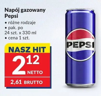 Napój gazowany Pepsi promocja w Makro