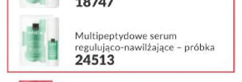 Multipeptydowe serum regulująco-nawilżające Anew próbka promocja w AVON