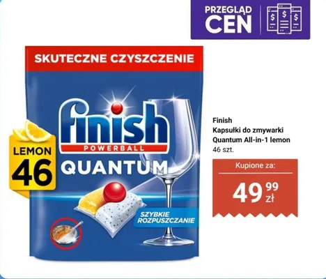 Kapsułki do zmywarki Quantum All-in-1 lemon promocja w Biedronka