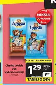Ciastko Lubisie czekoladowe promocja w Delfin