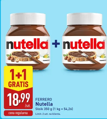 Krem Nutella promocja w Aldi