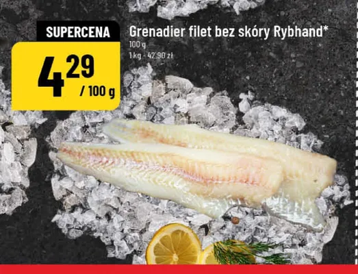 Grenadier filet bez skóry Rybhand promocja w POLOmarket