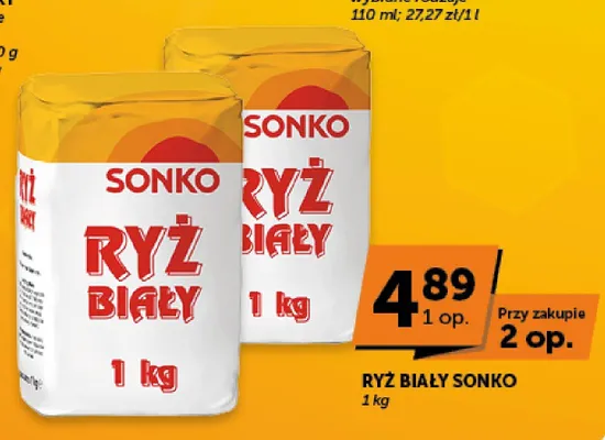 Ryż biały Sonko promocja w Groszek