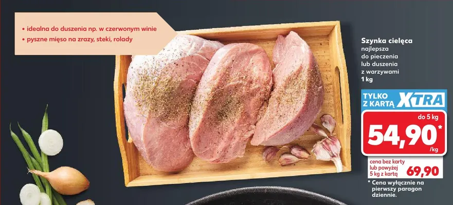 Szynka cielęca promocja w Kaufland