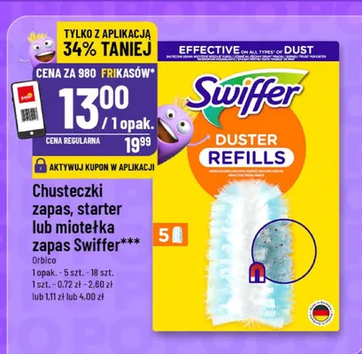 Chusteczki zapas, starter lub miotełka zapas promocja w POLOmarket