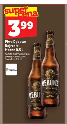 Piwo Dębowe Dojrzałe Mocne promocja w TOPAZ