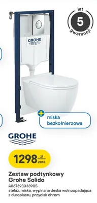 Zestaw podtynkowy Grohe Solido promocja w Castorama
