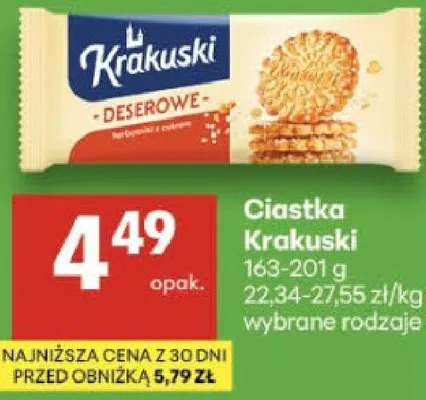Ciastka dezerowe promocja w Delikatesy Centrum