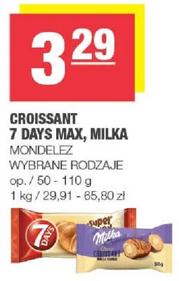 Croissant 7 Days Max promocja w SPAR