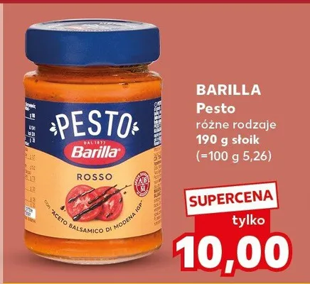 Pesto różne rodzaje promocja w Kaufland