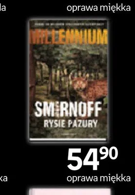 Książka Millennium Smirnoff Rysie pazury promocja w Empik