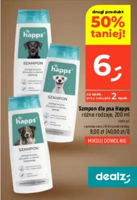 Szampon dla psa różne rodzaje promocja w Dealz