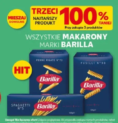 Makaron Penne Rigate N°73 promocja w Kaufland