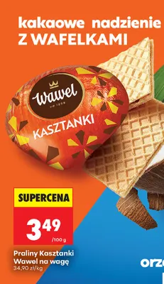 Praliny Kasztanki Wawel na wagę promocja w Biedronka