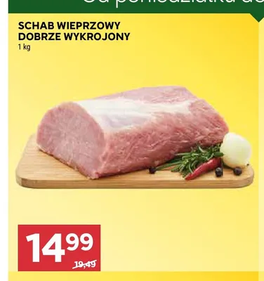 Schab wieprzowy dobrze wykrojony promocja w Stokrotka