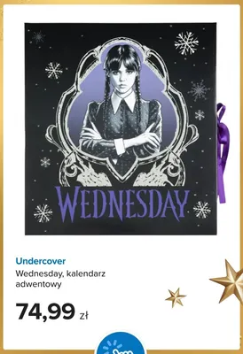 Kalendarz adwentowy Wednesday Undercover promocja w Smyk