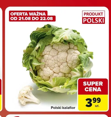 Kalafior polski promocja w Carrefour Market