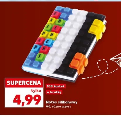 Notes silikonowy A6 promocja w Kaufland