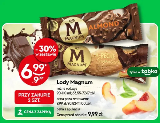 Lody Magnum Almond promocja w Żabka