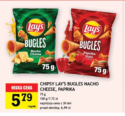 Chipsy Lay's Bugles Nacho Cheese promocja w Gram Market