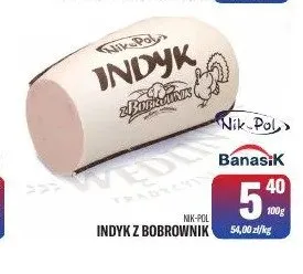 Indyk z Bobrownik Nik-Pol promocja w Tomi Markt
