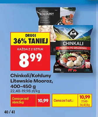 Chinkali Mooroz promocja w Biedronka