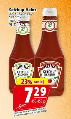 Ketchup pikantny Heinz promocja w Prim Market