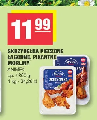 Skrzydełka pieczone łagodne Morliny promocja w SPAR