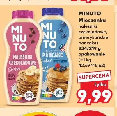 Mieszanka naleśniki czekoladowe MINUTO promocja w Kaufland