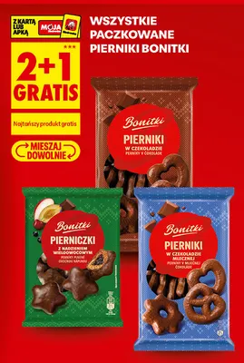 Pierniki w czekoladzie mlecznej Bonitki promocja w Biedronka